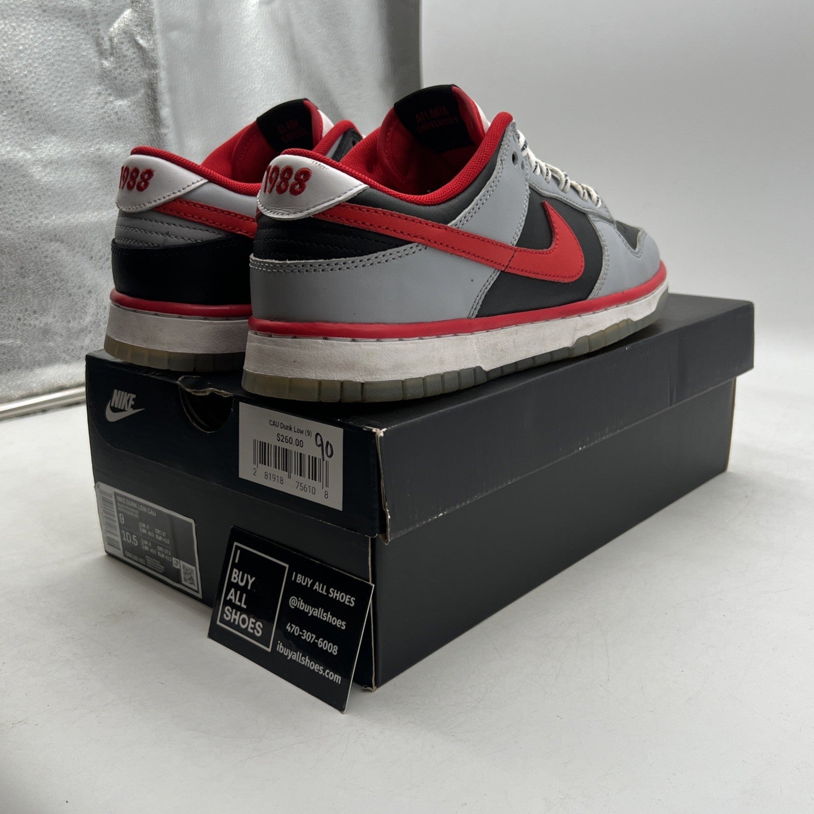 Size 9 - Nike Clark Atlanta University x Dunk Low Panthers (DR6189-001)