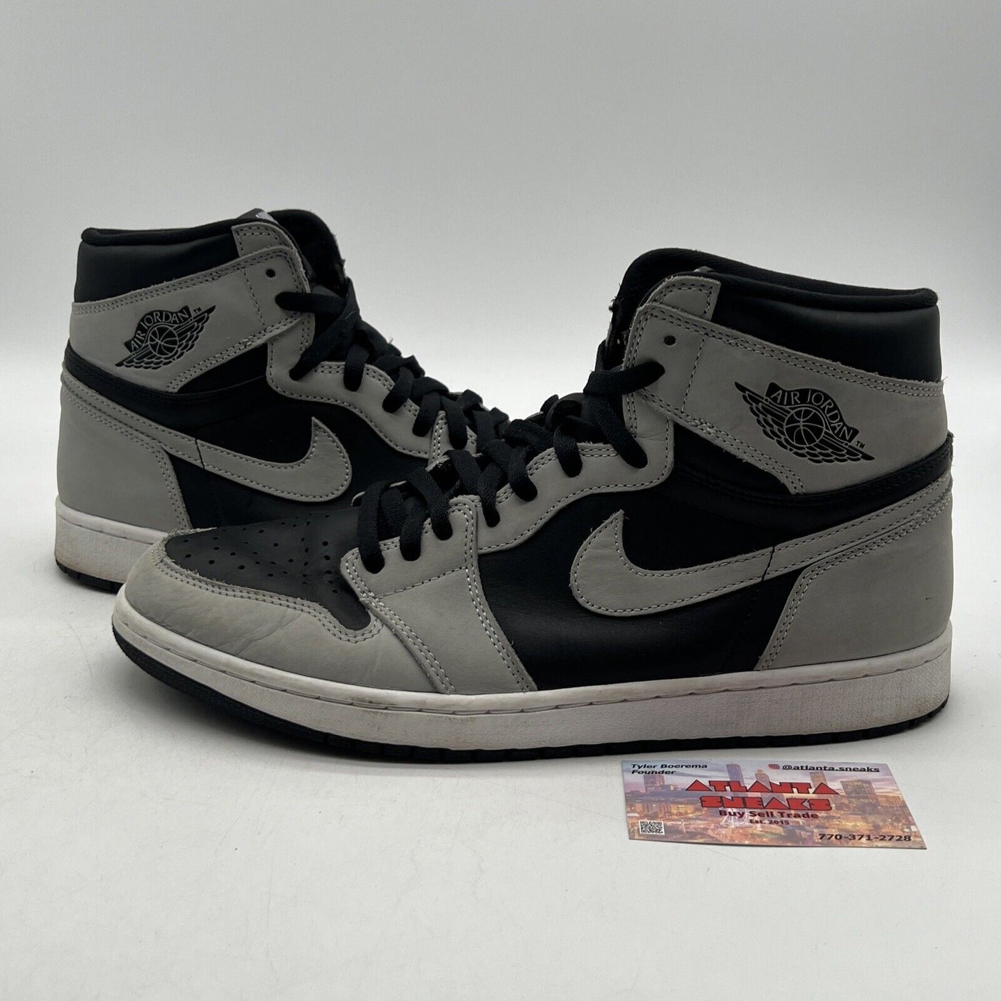 Size 12 - Jordan 1 Retro OG High Shadow 2.0 Leather Suede (575441-035)