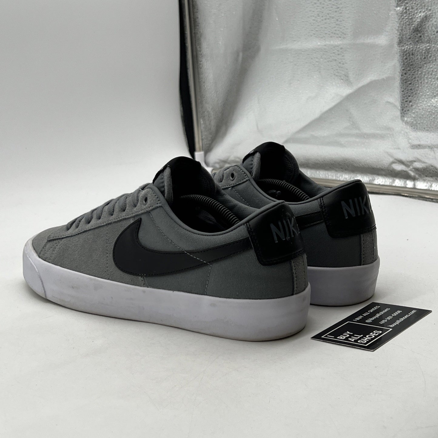 Size 12 - Nike SB Zoom Blazer Low Pro GT Cool Grey Shoes (DC7695-005)