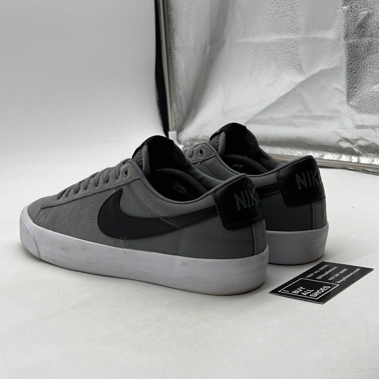 Size 12 - Nike SB Zoom Blazer Low Pro GT Cool Grey Shoes (DC7695-005)