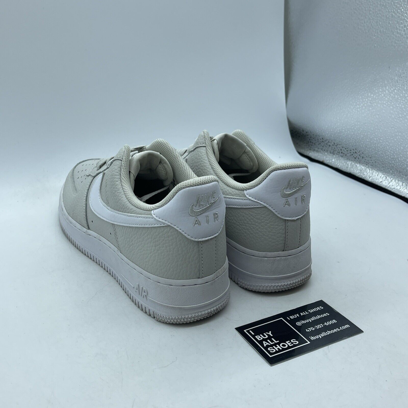 Size 10 - Nike Air Force 1 '07 Light Bone White Tan Leather (CT2302-001)