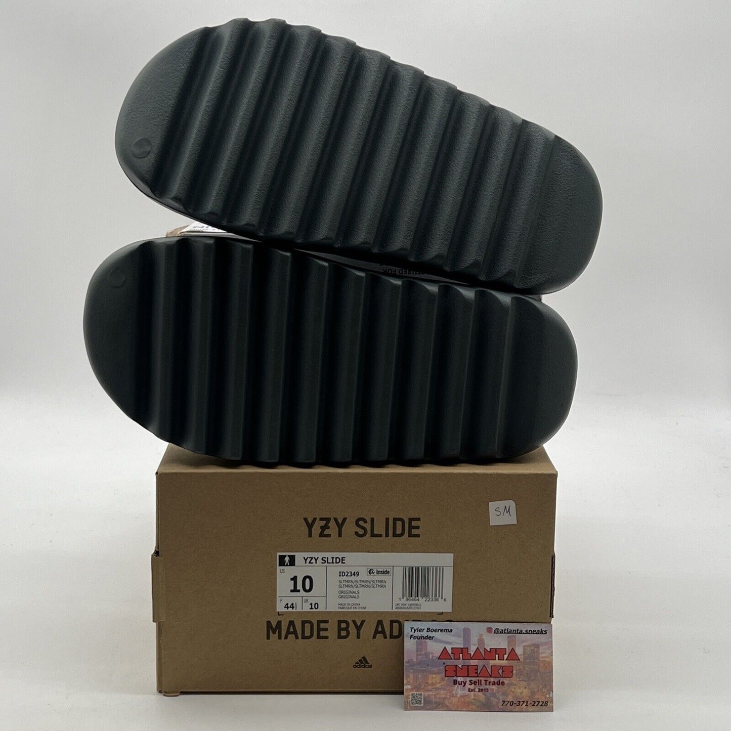 Size 10 - Adidas Yeezy Slide Slate Marine (ID2349)