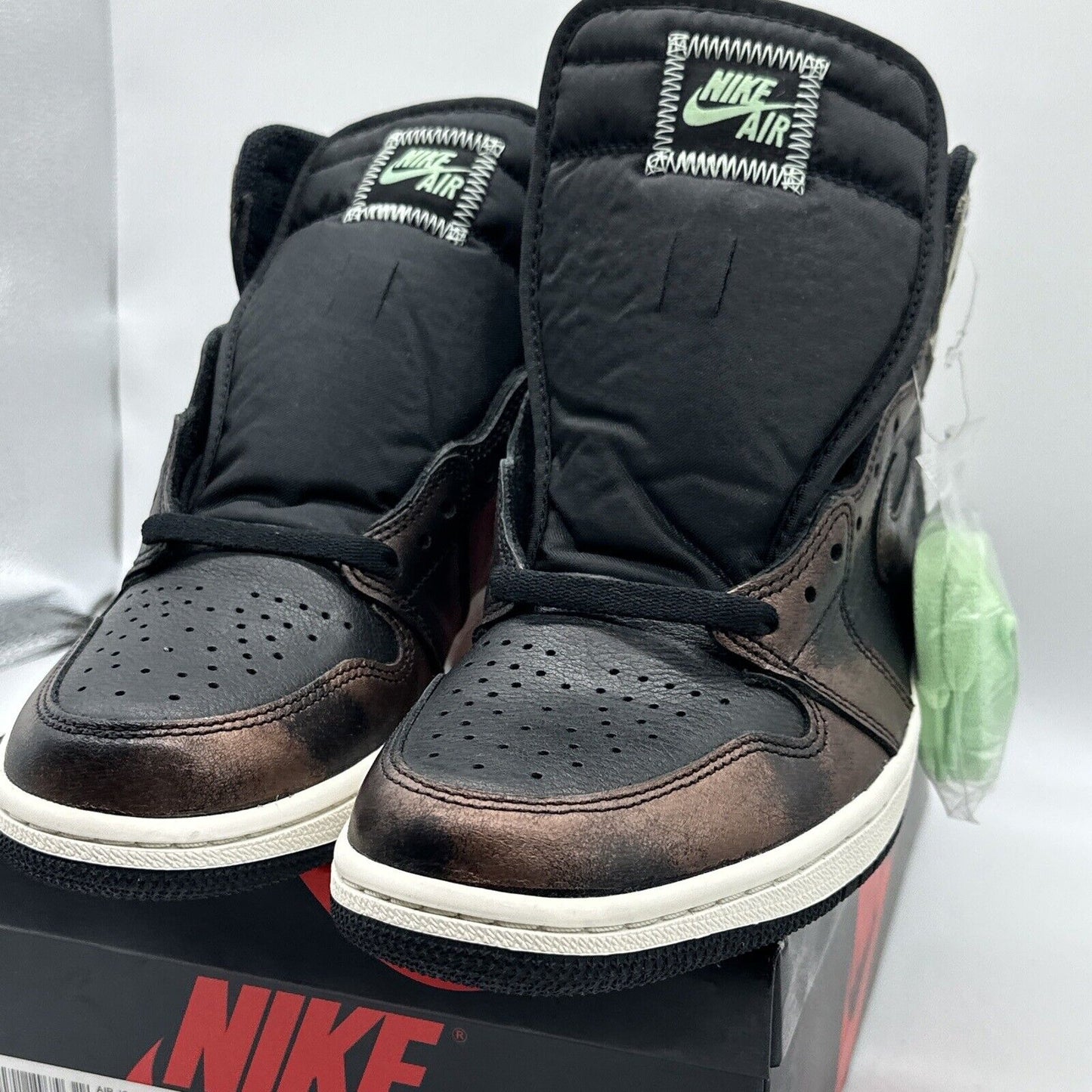 Size 9.5 - Jordan 1 Retro High OG Fresh Mint Patina Brown Rust Black Green