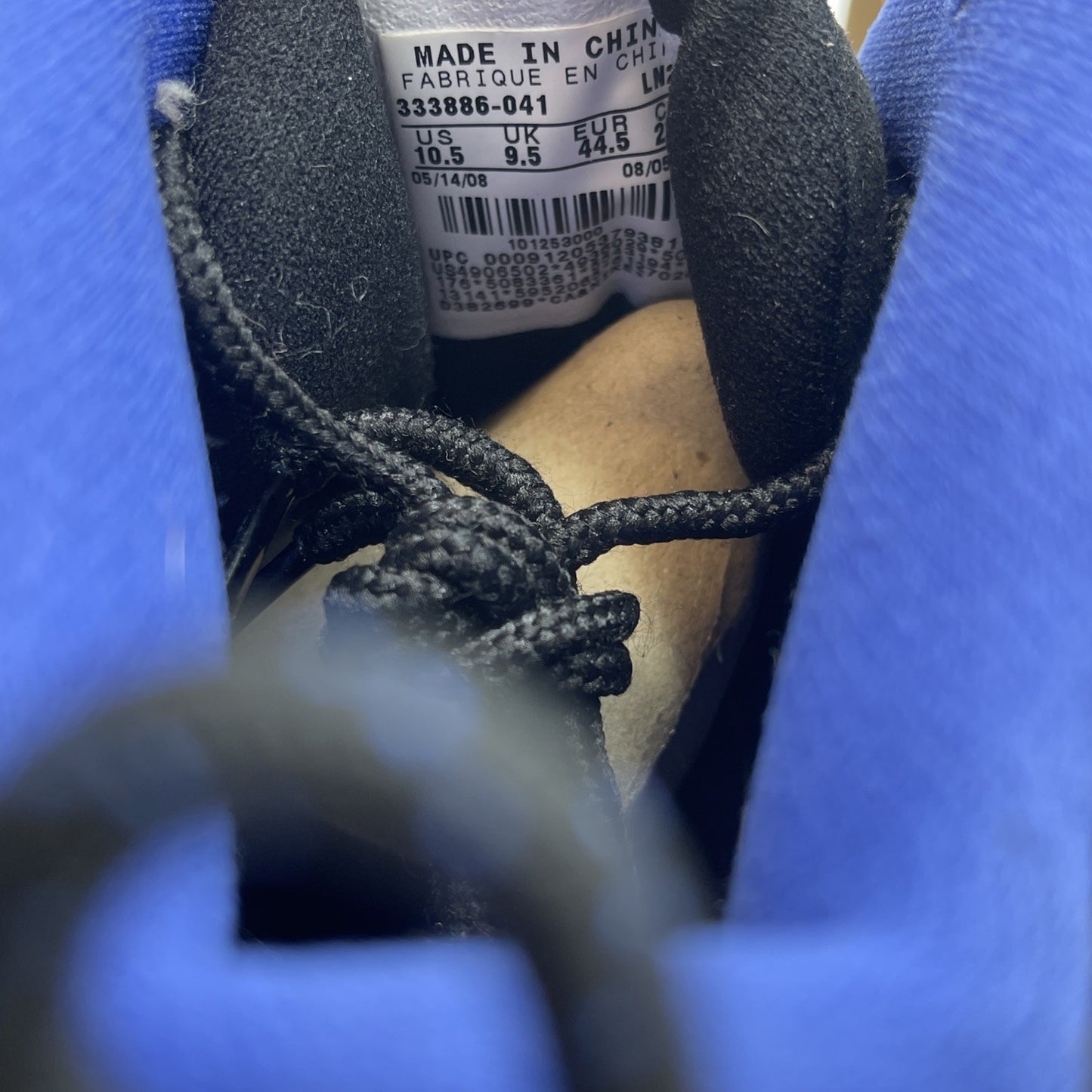 Size 10.5 - Nike Air Penny 2 Black Royal Blue White Suede (333886-041)
