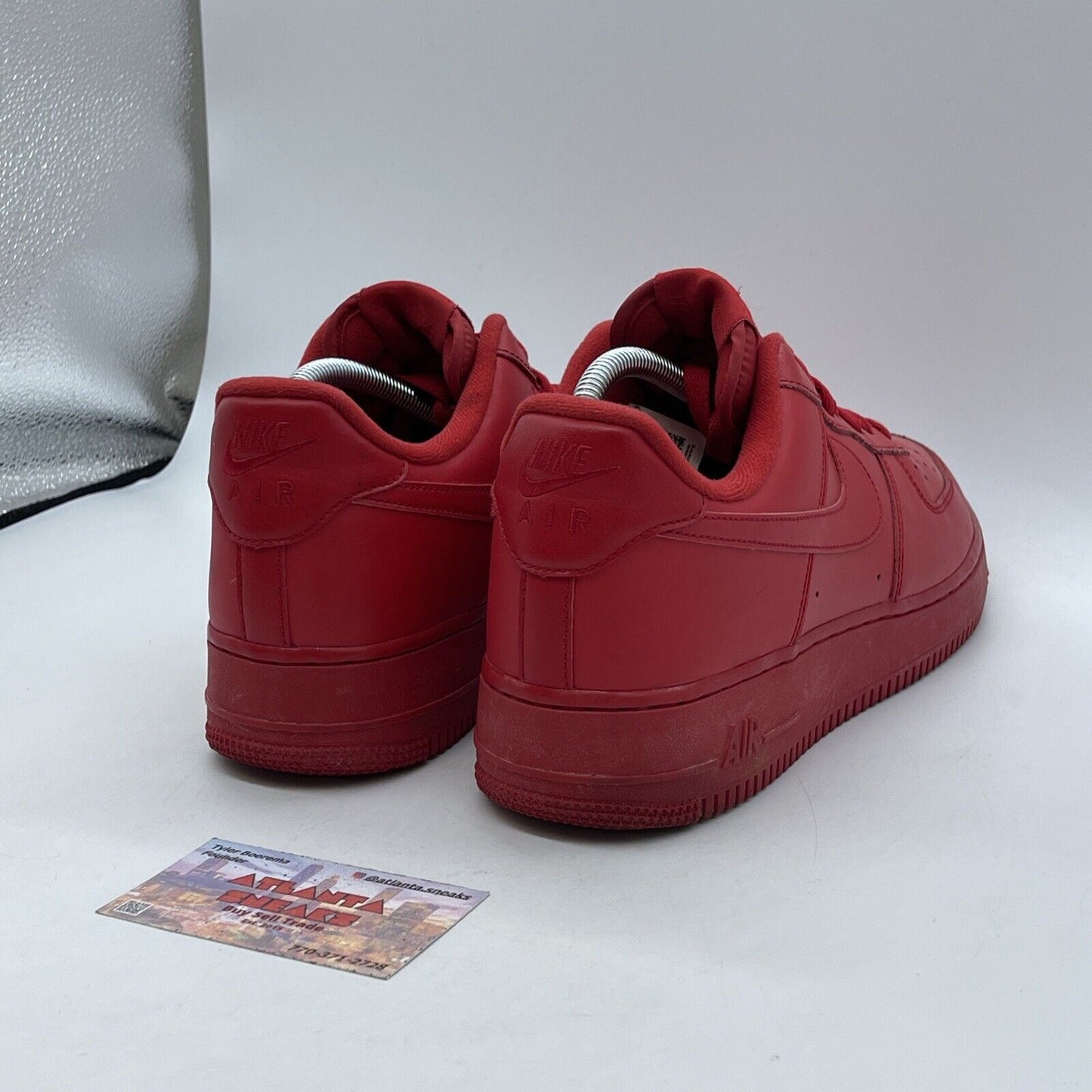 Size 9 - Nike Air Force 1 Low Triple Red Leather (CW6999-600)