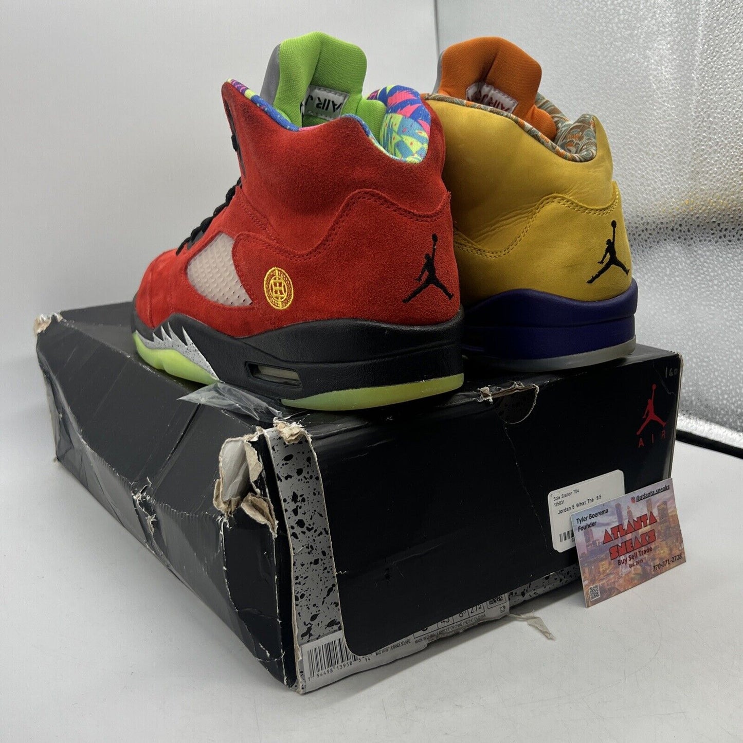 Size 9.5 - Jordan 5 Retro SE Solar Orange Red Yellow Purple Black (CZ5725-700)