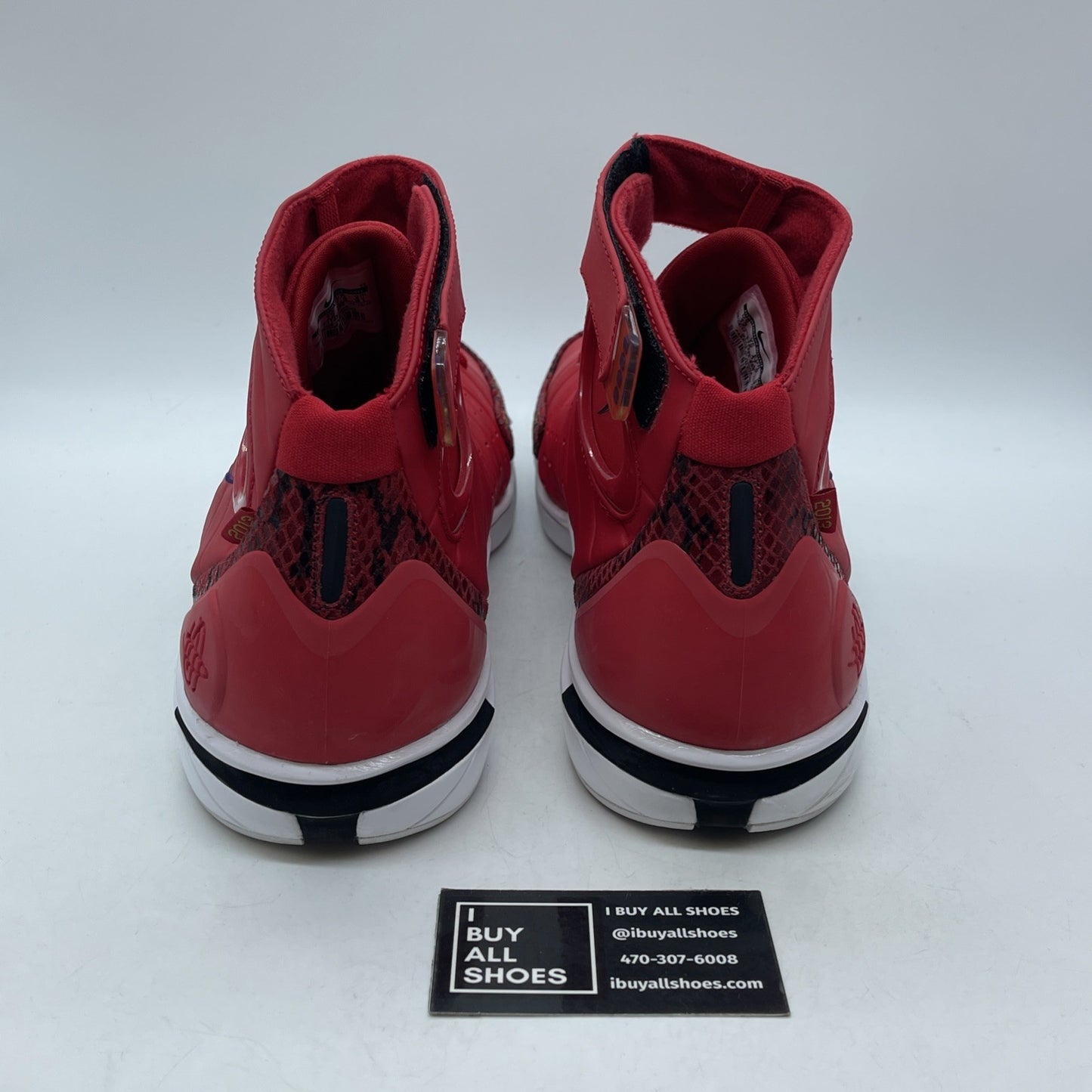 Size 13 - Nike Air Zoom Huarache 2K4 Chinese New Year Red Suede (511425-600)
