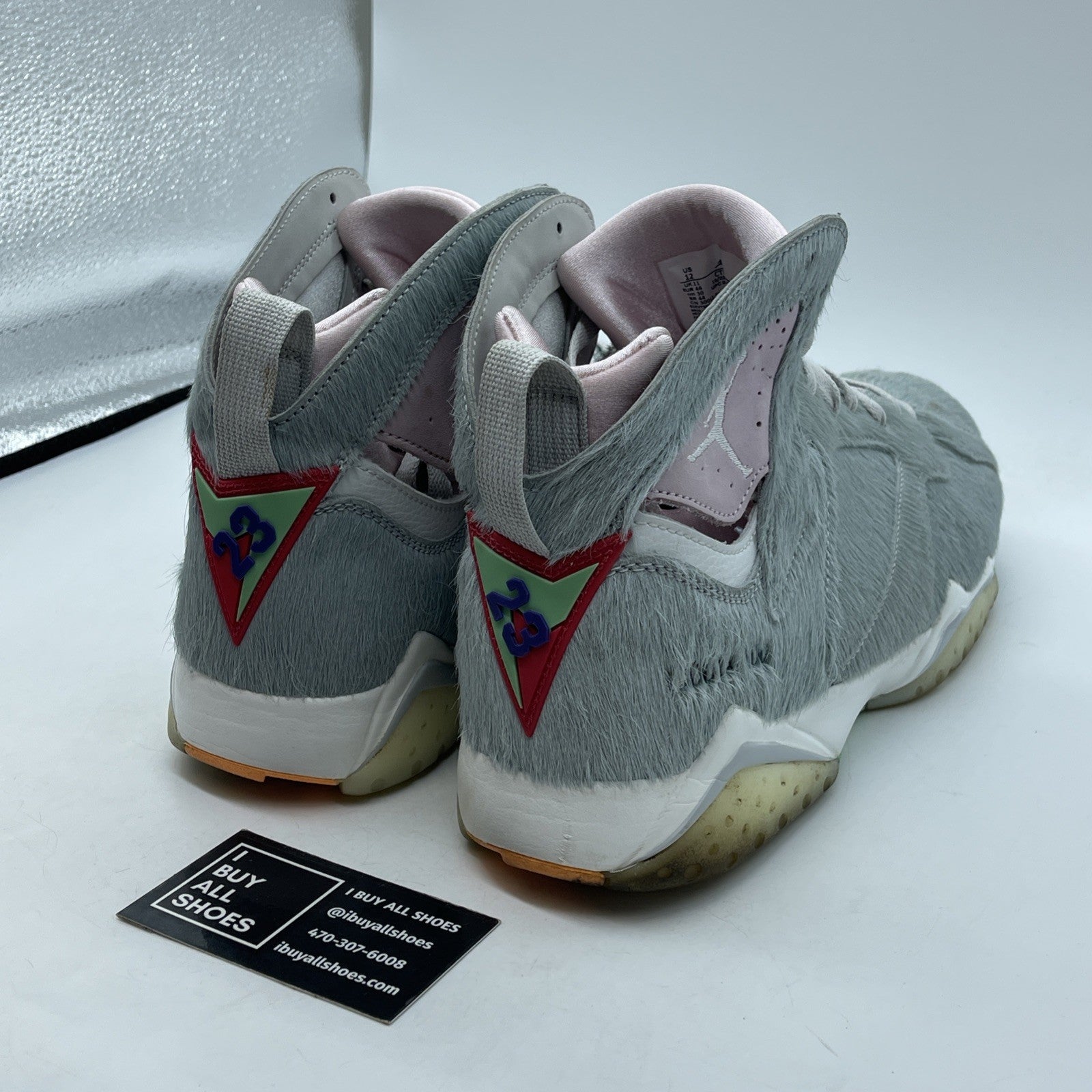 Size 12 - Air Jordan 7 Retro SE Hare 2.0 Grey Pink Red Suede (CT8528-002)