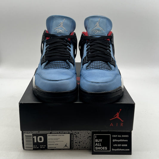 Size 10 - Air Jordan 4 Retro x Travis Scott Mid Cactus Jack (308497-406)