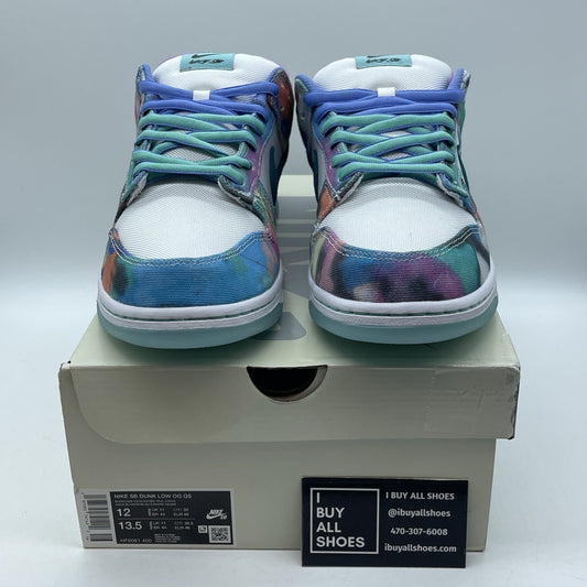 Size 12 - Nike Futura Laboratories x Dunk SB Low Bleached Aqua (HF6061-400)