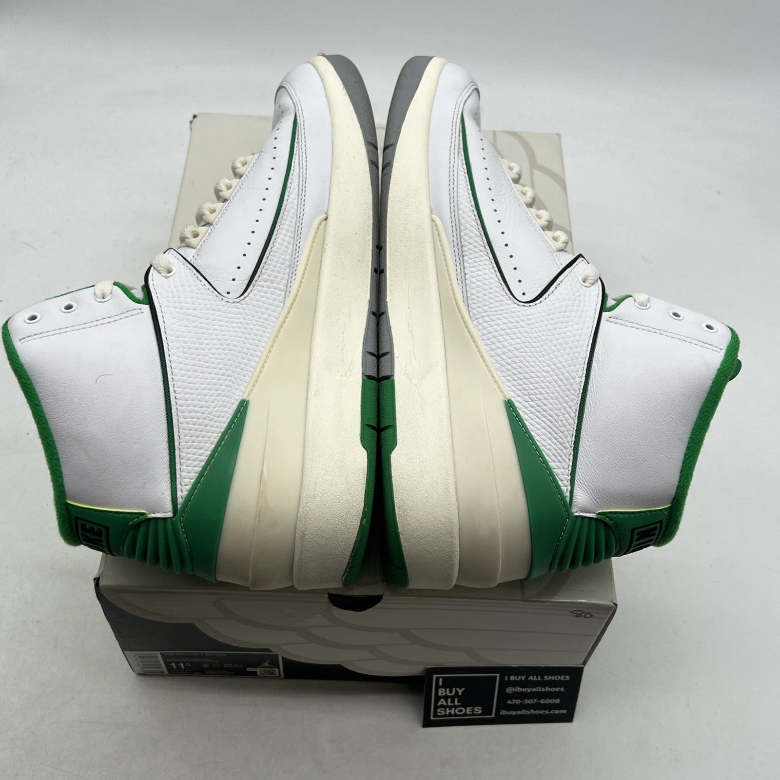 Size 11.5 - Air Jordan 2 Retro Lucky Green (DR8884-103)