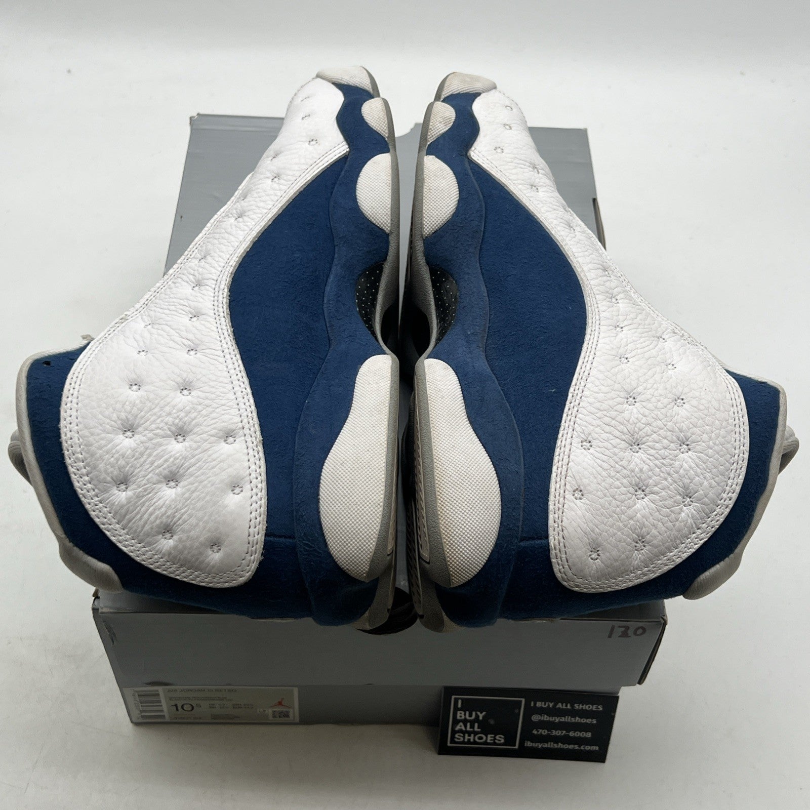 Size 10.5 - Air Jordan 13 Retro Mid French Blue (414571-164)