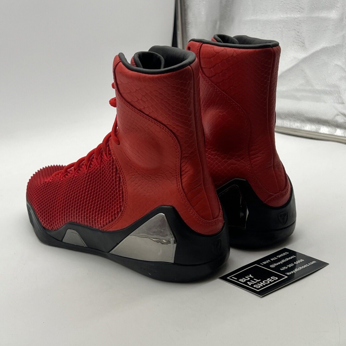 Size 10 - Nike Kobe 9 KRM EXT High Red Mamba (716993-600)