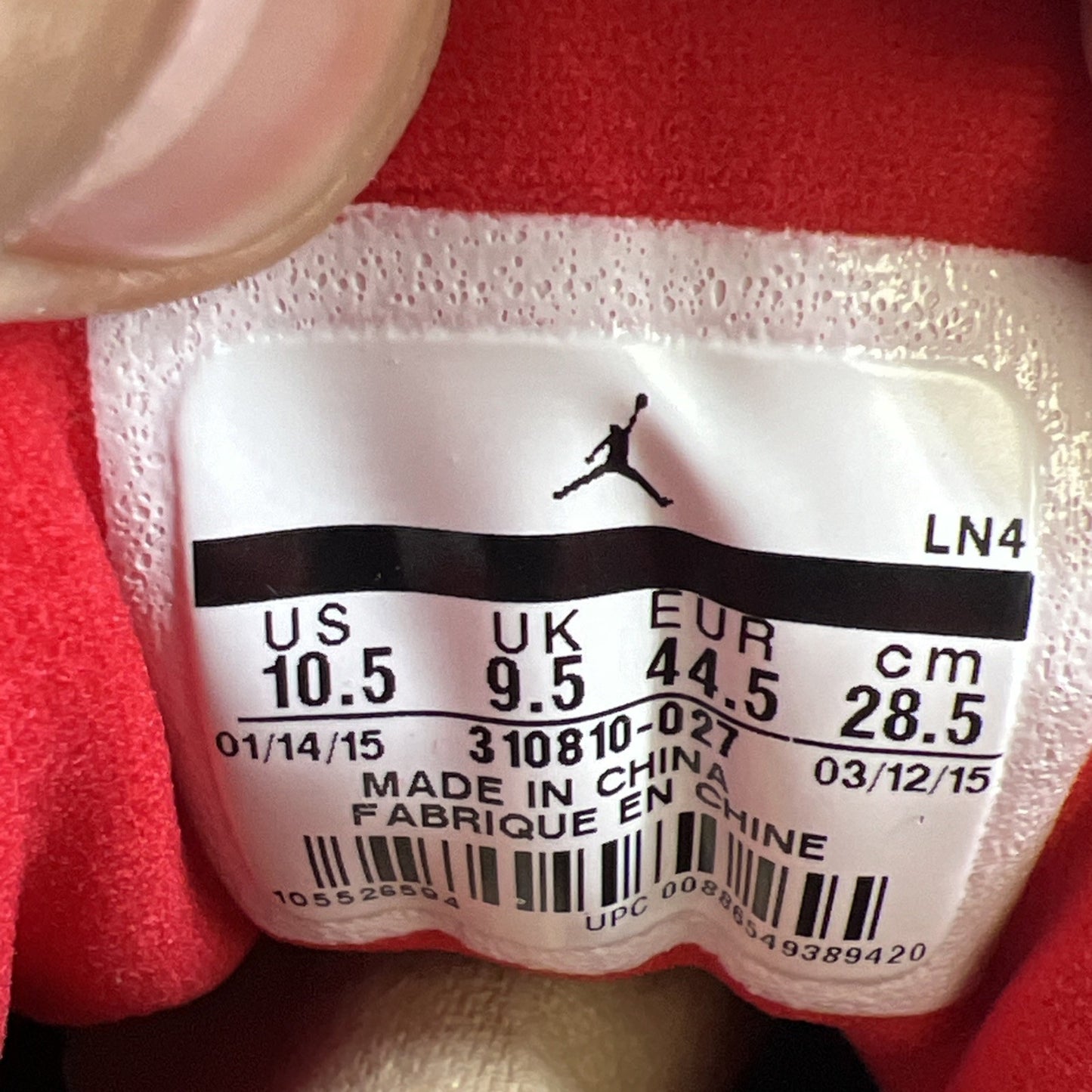 Size 10.5 - Air Jordan 13 Retro Low Bred (310810-027)