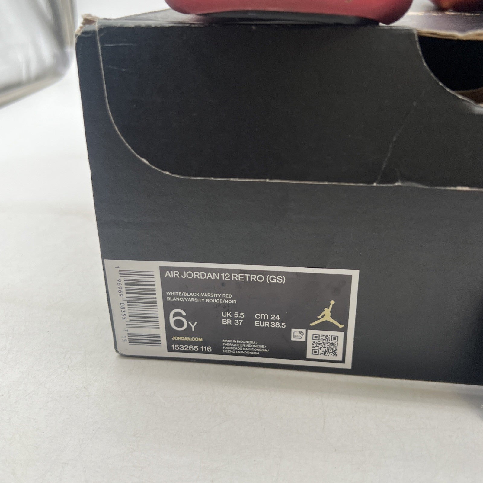 Size 6Y - Air Jordan 12 Retro 2023 Mid Cherry (153265-116)