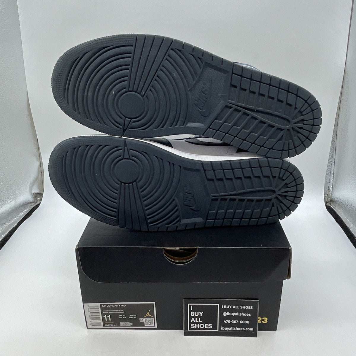 Size 11 - Air Jordan 1 Mid Armory Navy (554724-411)
