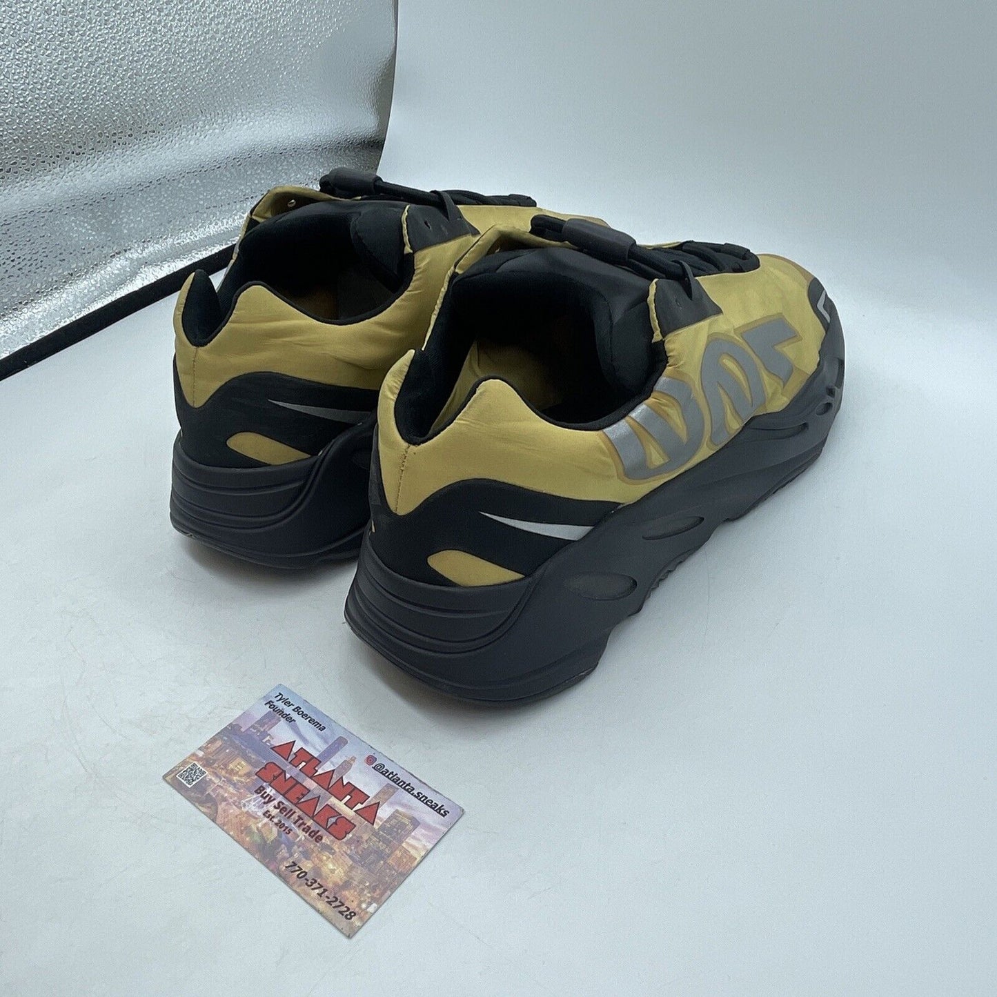 Size 11 - adidas Yeezy Boost 700 MNVN Honey Flux Yellow Black Silver (GZ0717)