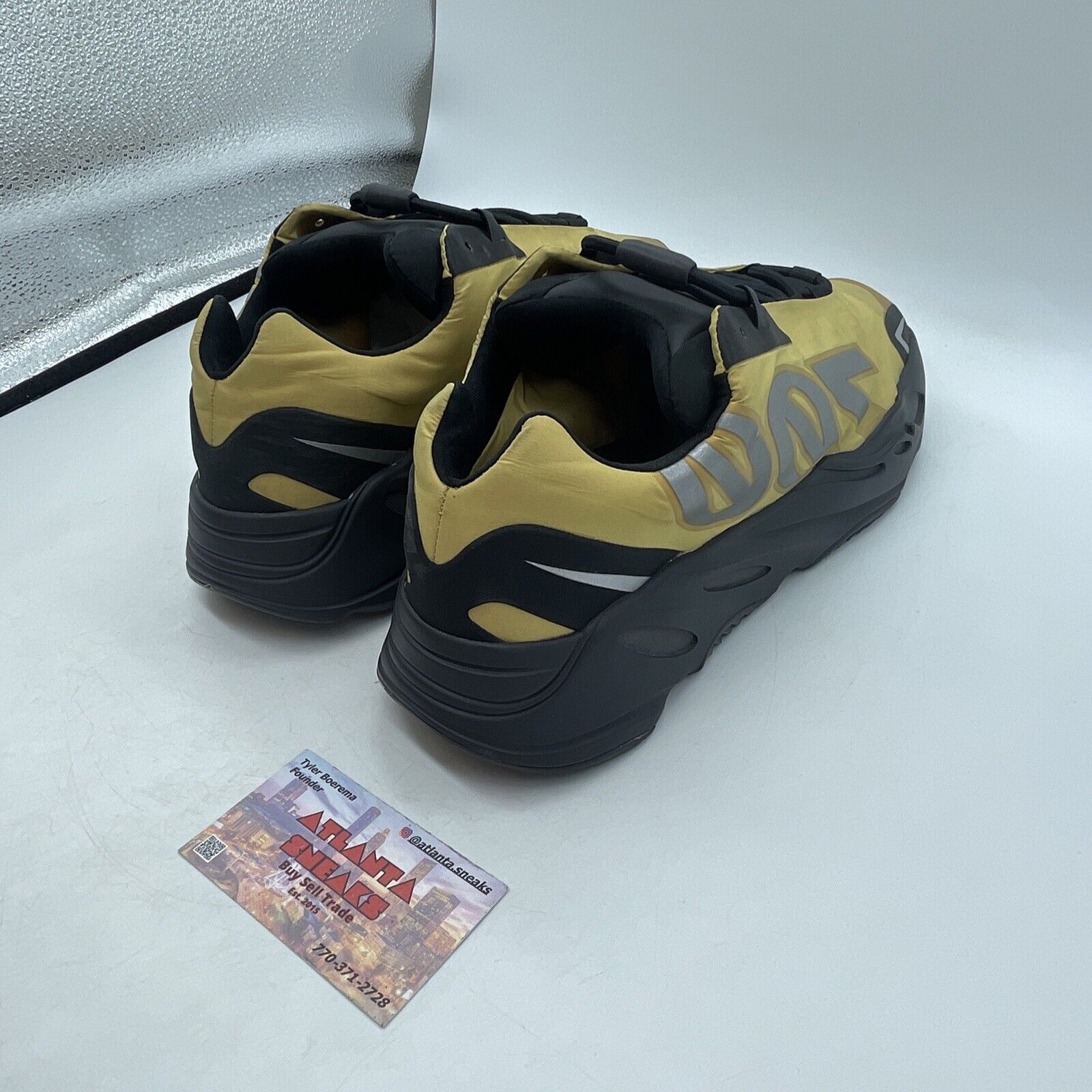 Size 11 - adidas Yeezy Boost 700 MNVN Honey Flux Yellow Black Silver (GZ0717)