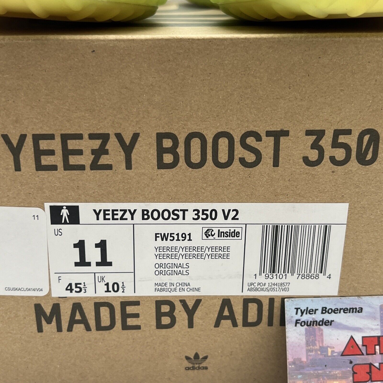 Size 11 - Adidas Yeezy Boost 350 V2 Yeezreel Non-Reflective (FW5191)