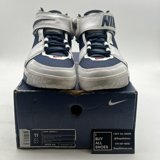Size 11 - Nike Zoom LeBron 2 2004 USA (309378-441)
