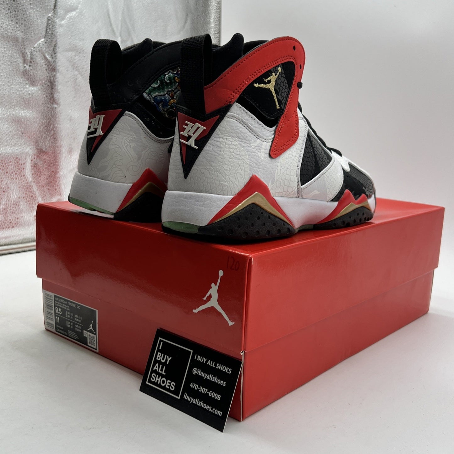 Size 9.5 - Air Jordan 7 Retro Greater China (CW2805-160)