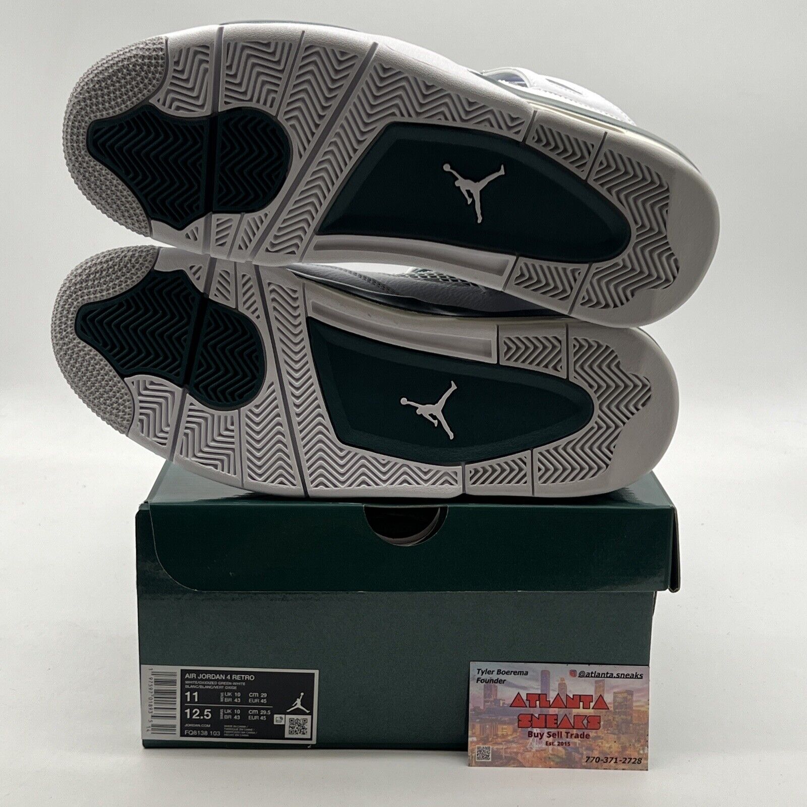 Size 11 - Air Jordan 4 Retro Oxidized Green (FQ8138-103)