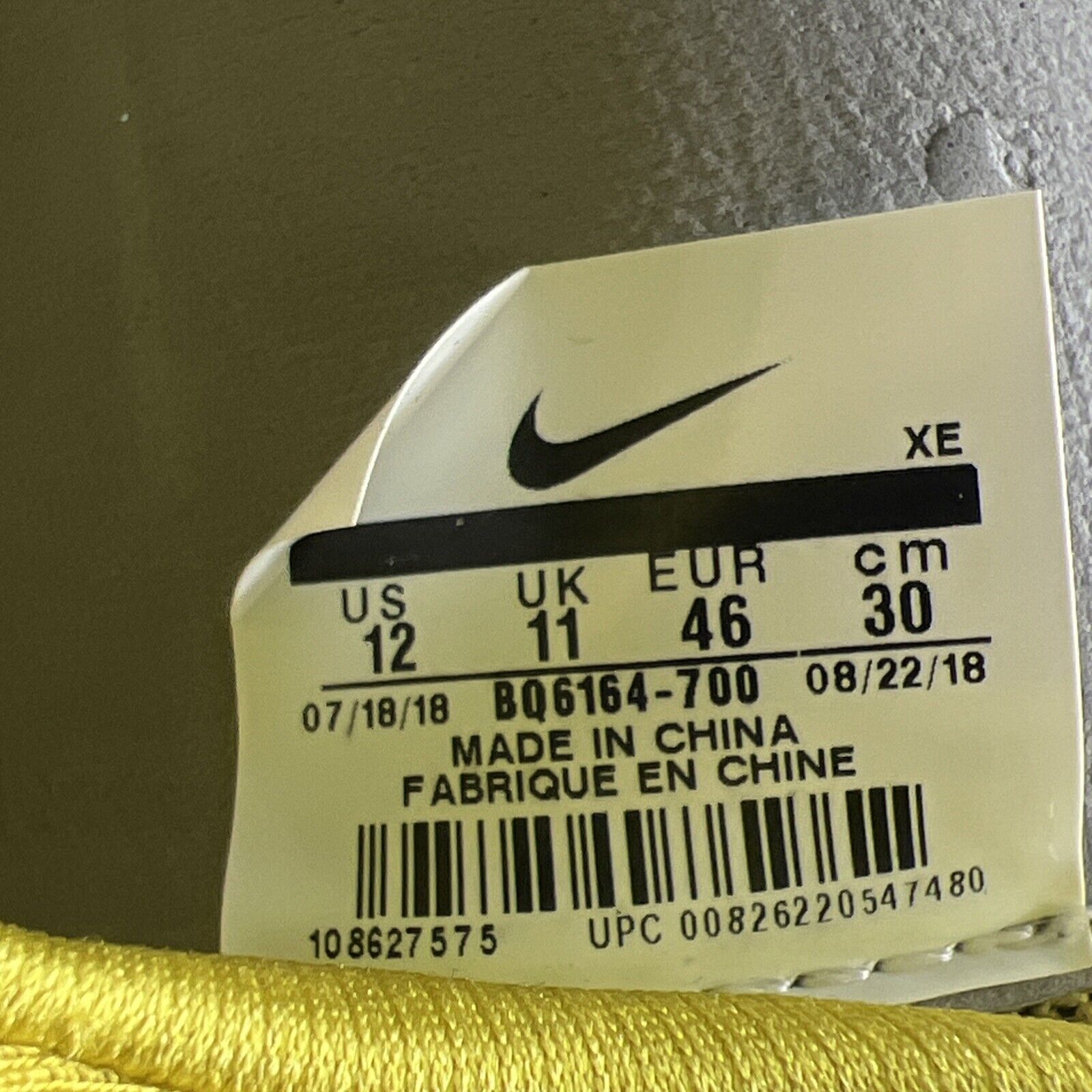 Size 12 - Nike Air Huarache Zip Bright Citron (BQ6164-700)
