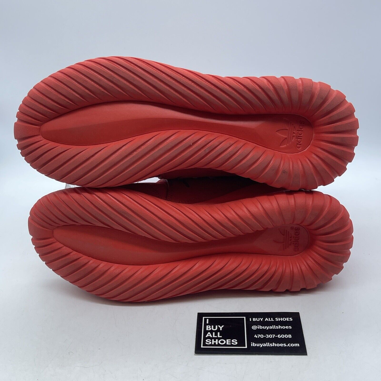 Size 8.5 - adidas Tubular Radial Red Suede Leather (S80116)