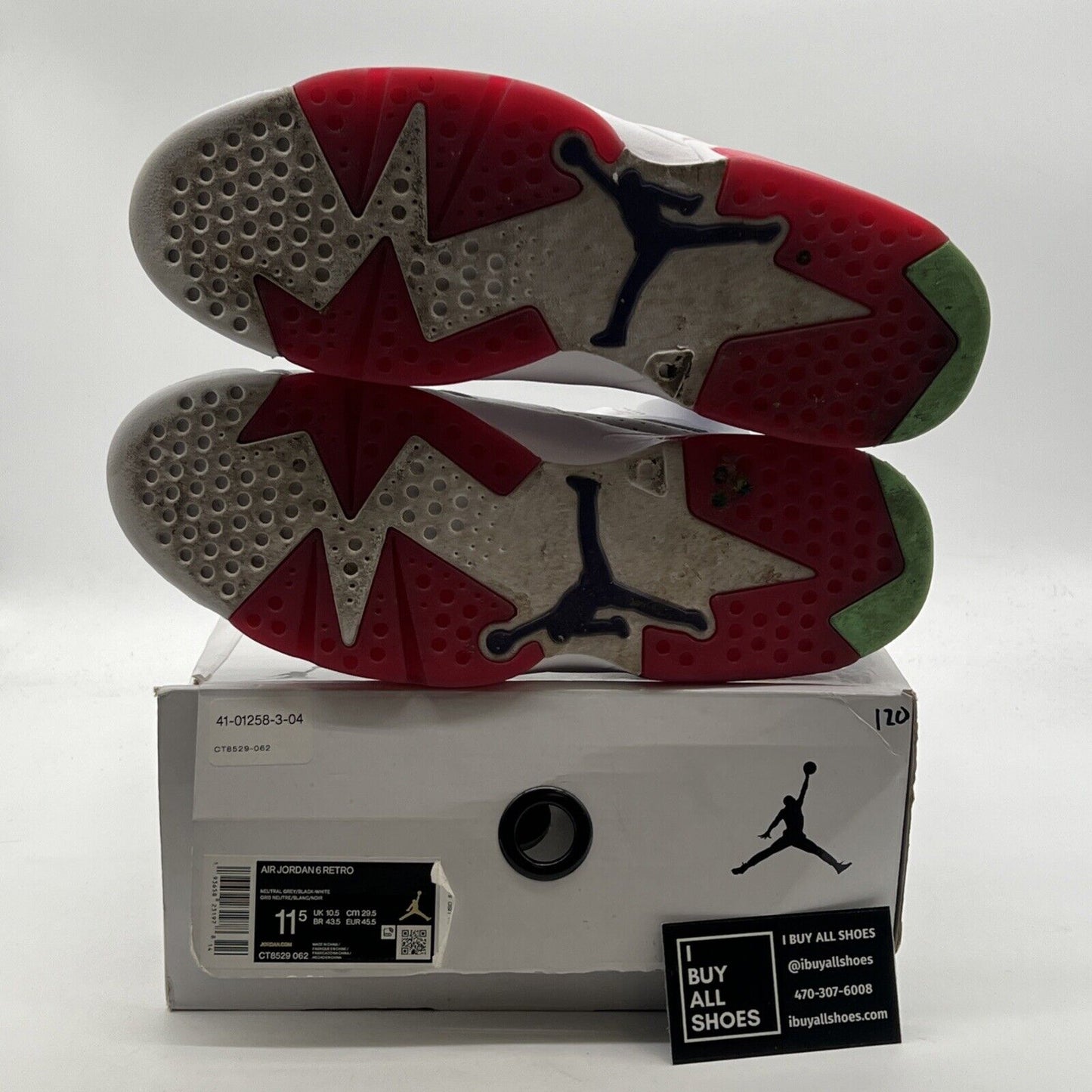 Size 11.5 - Air Jordan 6 Retro Hare (CT8529-062)