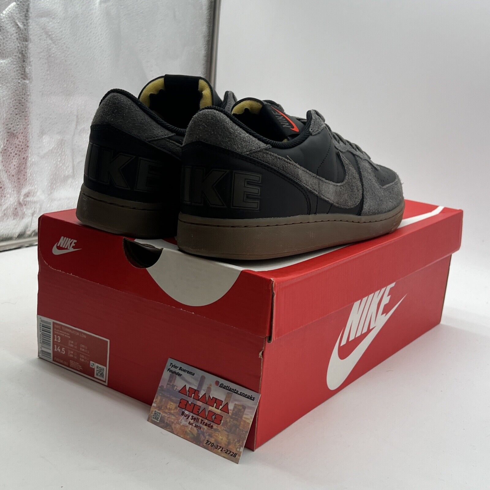 Size 13 - Nike Terminator Low Medium Ash Gum (FV0396-001)