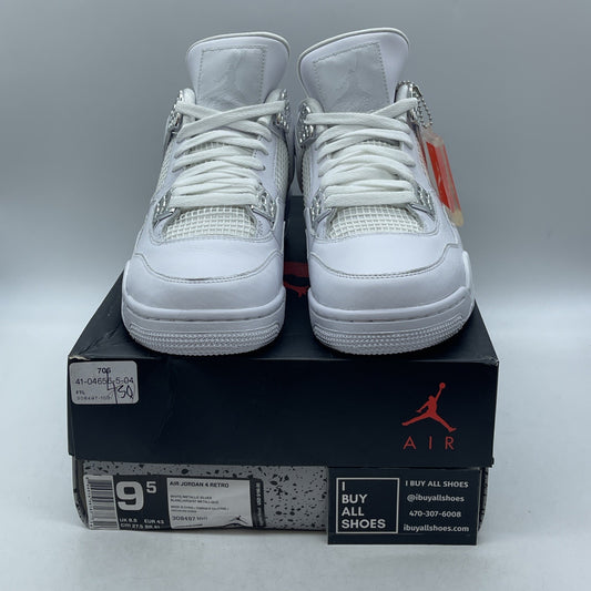 Size 9.5 - Air Jordan 4 Retro Mid Pure Money (308497-100)