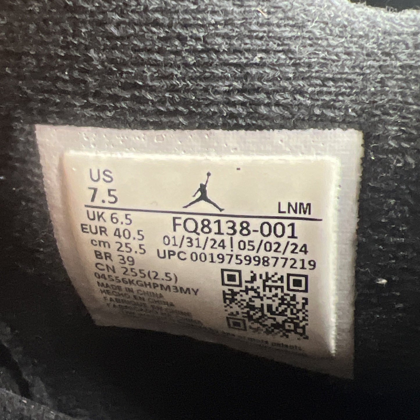 Size 7.5 - Air Jordan 4 Retro White Thunder (FQ8138-001)