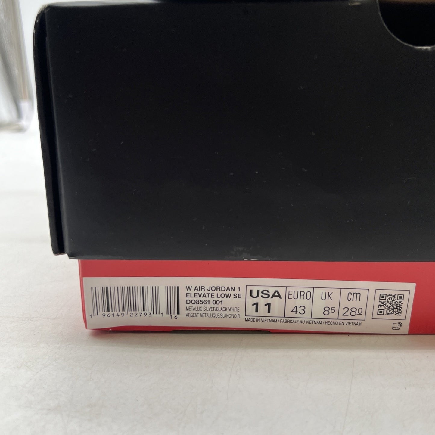 Size 11 - Air Jordan 1 Elevate SE Low Silver Toe W (DQ8561-001)