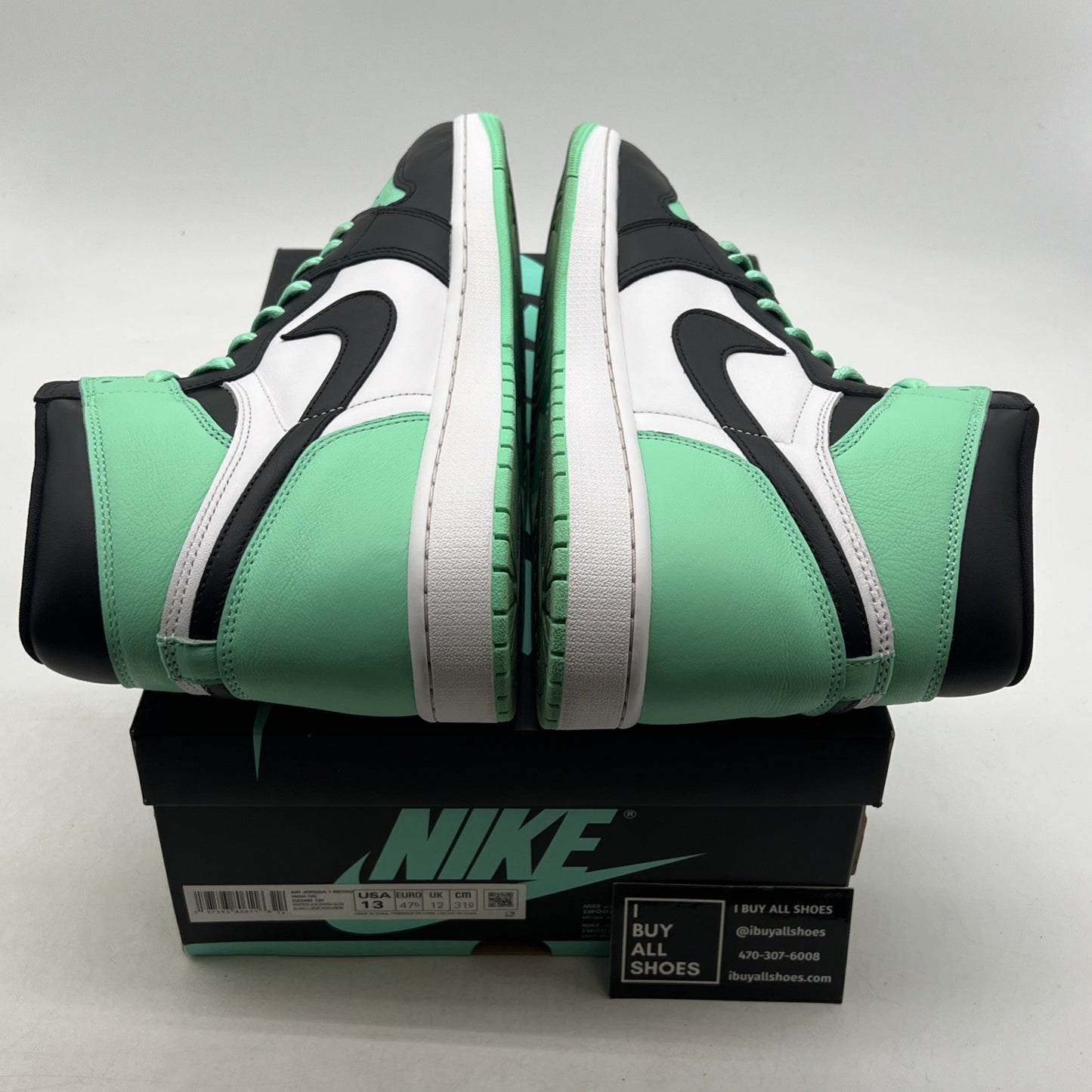 Size 13 - Air Jordan 1 Retro OG High Green Glow (DZ5485-130)