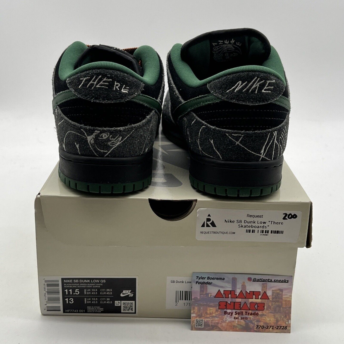 Size 11.5 - Nike THERE Skateboards x Dunk SB Low Ultra Humanized (HF7743-001)