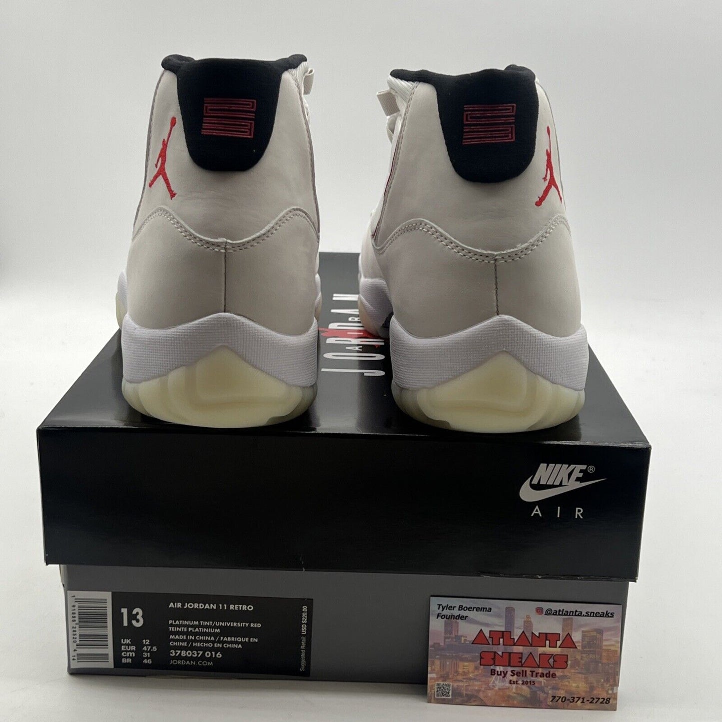 Size 13 - Air Jordan 11 Retro Platinum Tint (378037-016)