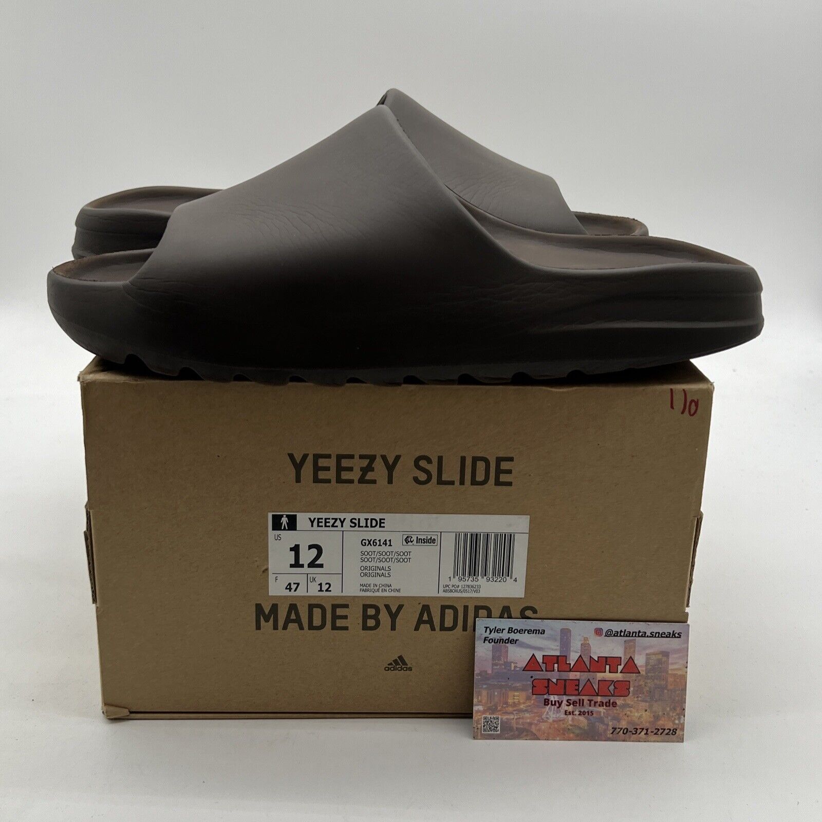 Size 12 - adidas Yeezy Slide Brown