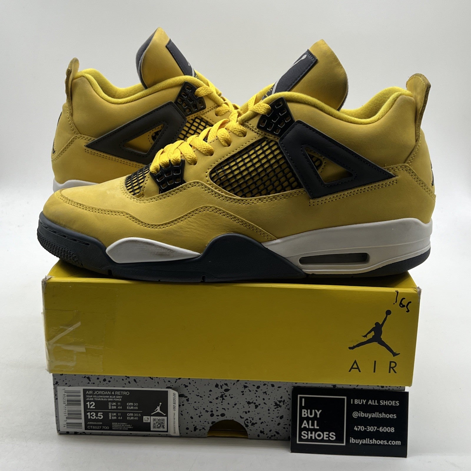 Size 12 - Air Jordan 4 Retro Mid Lightning (CT8527-700)