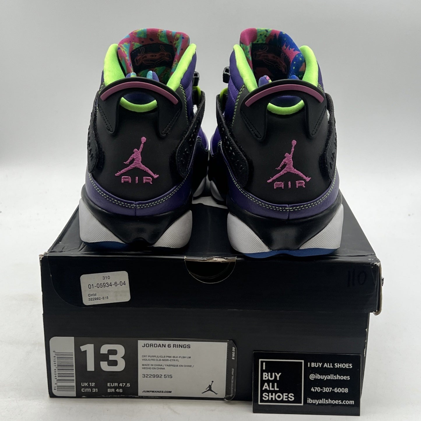 Size 13 - Jordan 6 Rings Bel Air (322992-515)