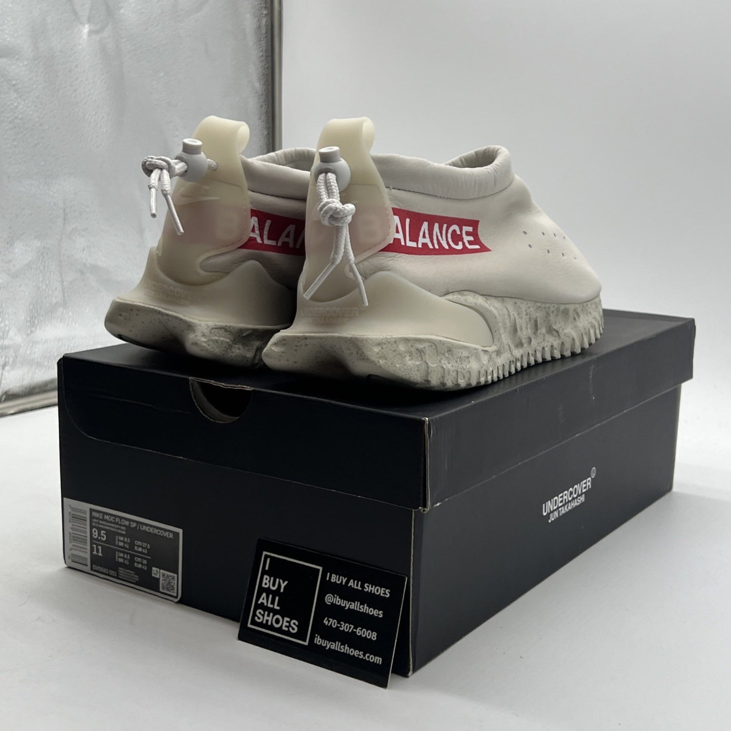 Size 9.5 - Nike Undercover x Moc Flow SP Light Bone (DV5593-001)