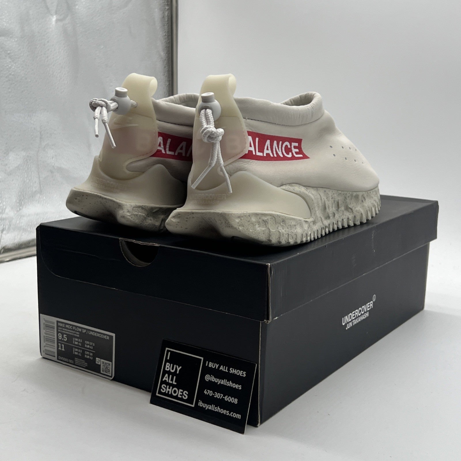 Size 9.5 - Nike Undercover x Moc Flow SP Light Bone (DV5593-001)
