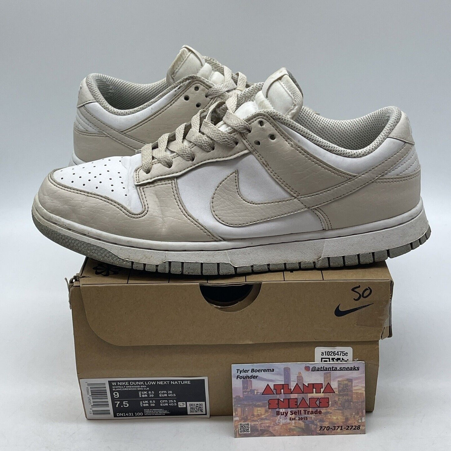 Size 9W - Nike Dunk Next Nature Low Light Orewood Brown Leather (DN1431-100)