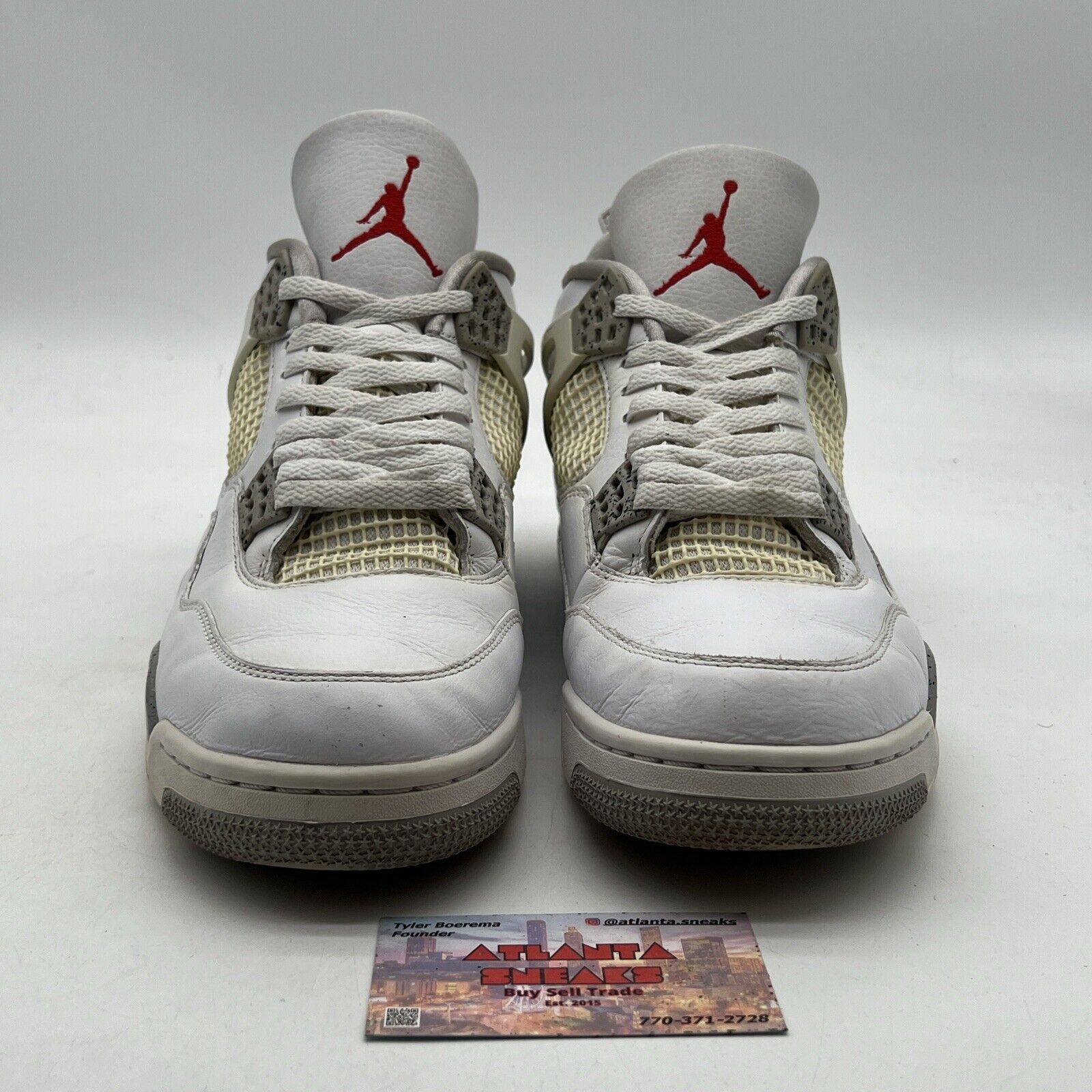 Size 12 - Air Jordan 4 Retro Mid White Oreo (CT8527-100)