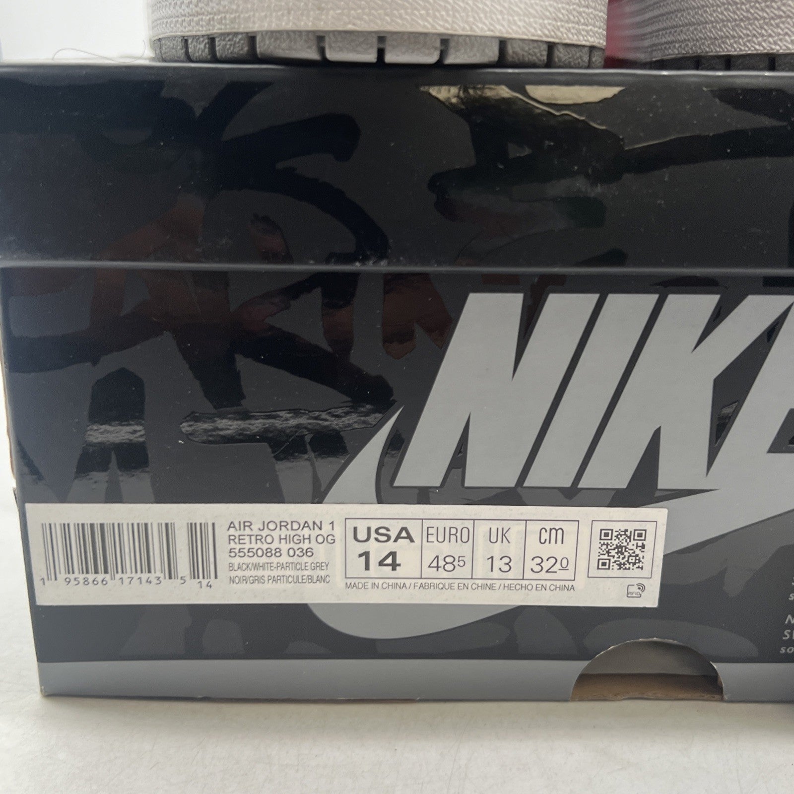 Size 14 - Air Jordan 1 OG High Rebellionaire (555088-036)