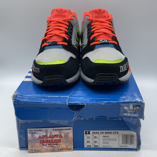 Size 11 - adidas IRAK x ZX 8000 GTX A-ZX Series Orange Suede Leather (FX0371)