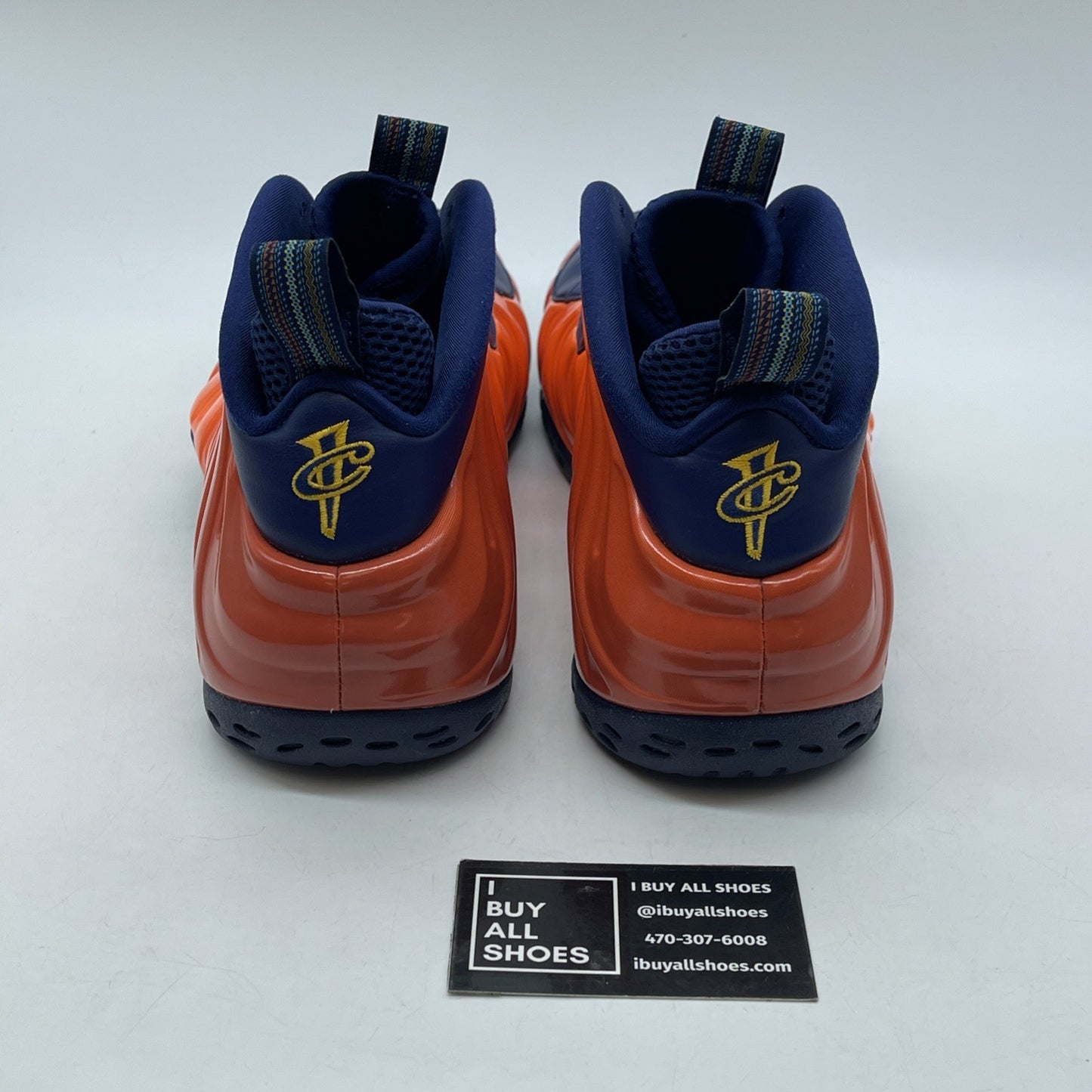 Size 11.5 - Nike Air Foamposite One Rugged Orange Blue Leather (CJ0303-400)