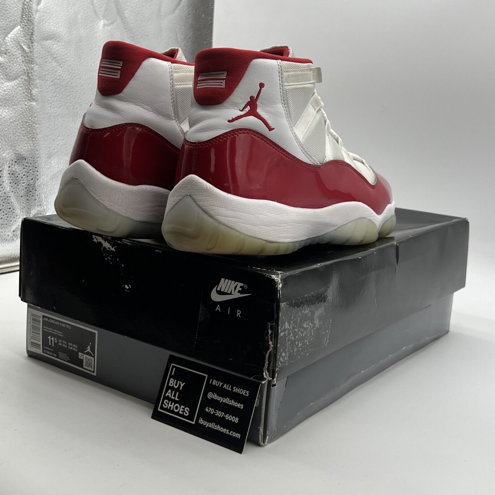 Size 11.5 - Air Jordan 11 Retro High Cherry (CT8012-116)