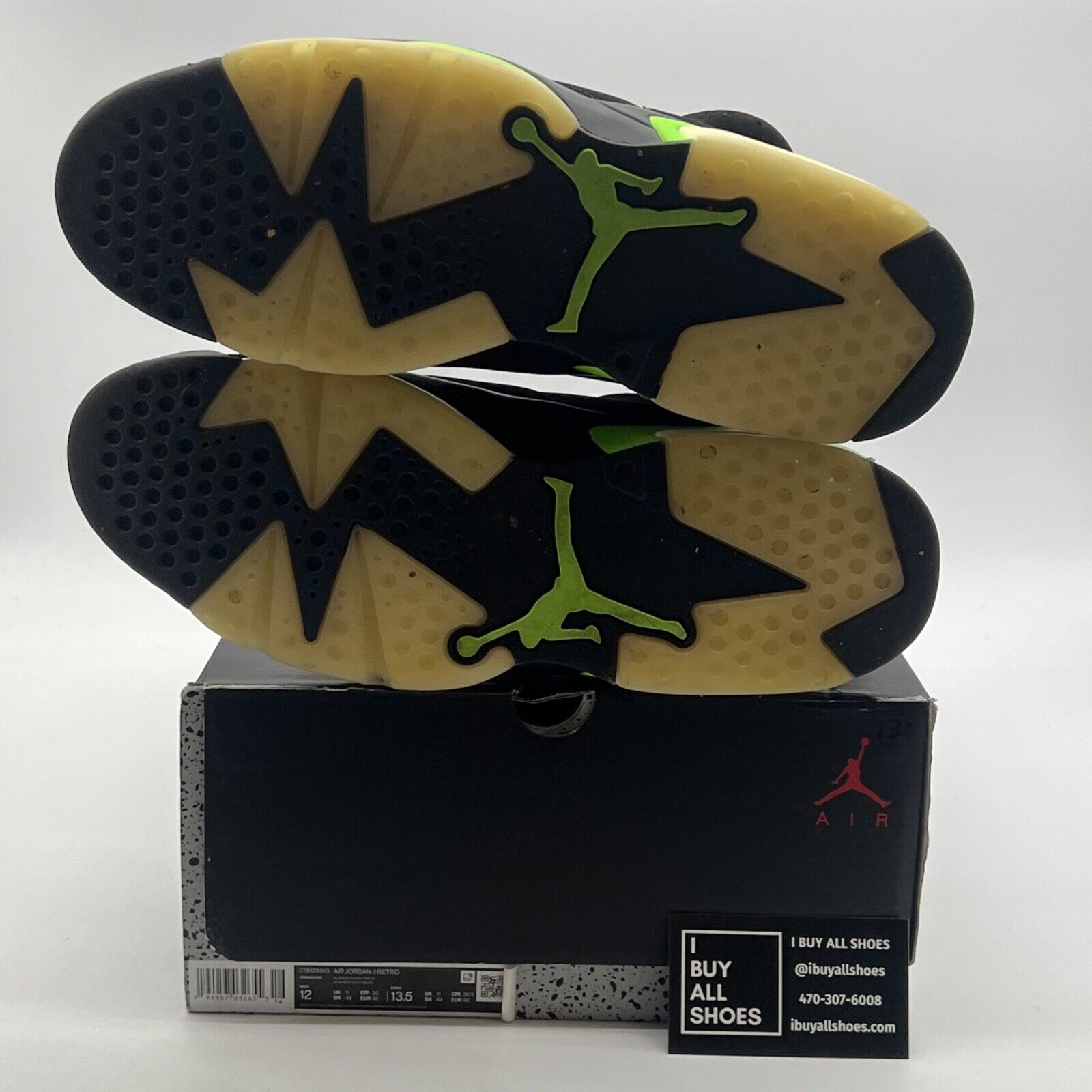Size 12 - Air Jordan 6 Retro Electric Green 2021 (CT8529-003)