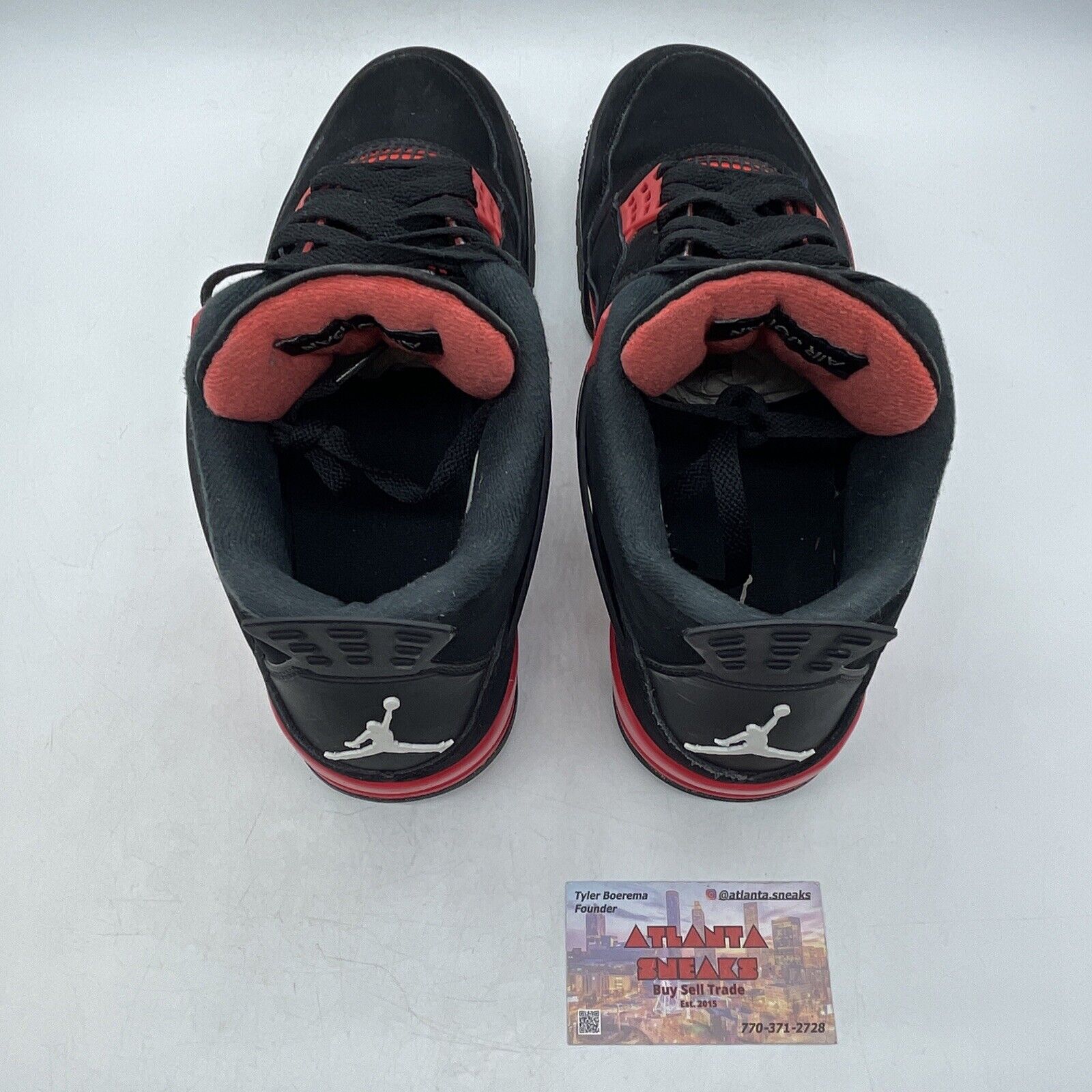 Size 11 - Jordan 4 Retro Mid Red Thunder Black Suede (CT8527-016)