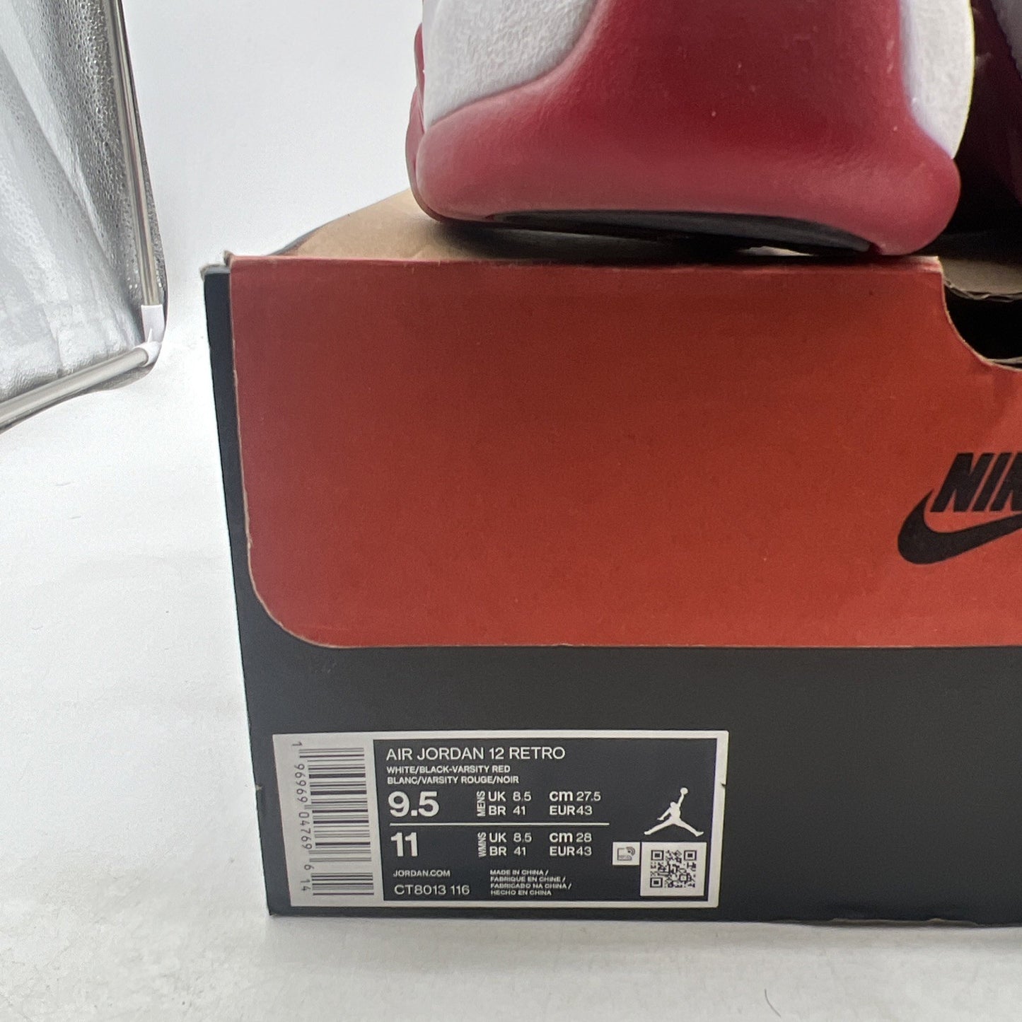 Size 9.5 - Air Jordan 12 Retro 2023 Mid Cherry (CT8013-116)